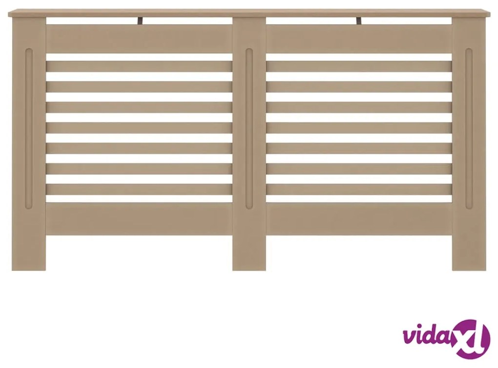 vidaXL Copertura per Radiatore 152x19x81,5 cm in MDF