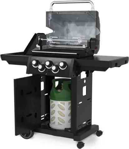Broil King Royal 390 Shadow Barbecue A Gas 3 Fuochi Con Girarrosto