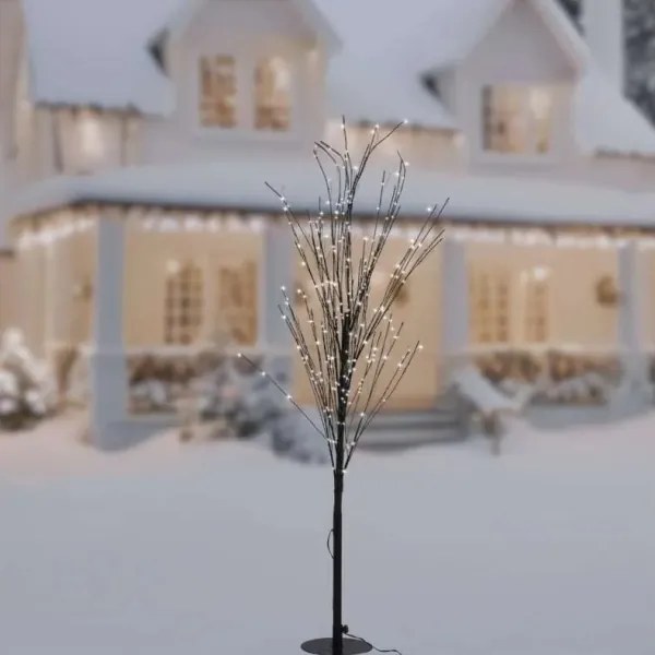 Decorazione natalizia LED da esterno 600 LED/3,8 W/230 V, 120 cm, bianco caldo, IP44