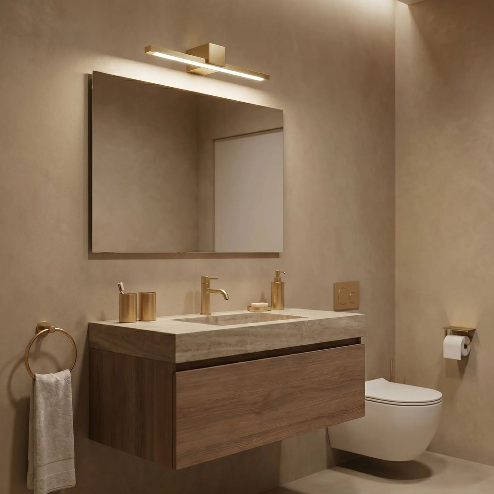 Applique da bagno LED SWE043-1W 40cm GOLD