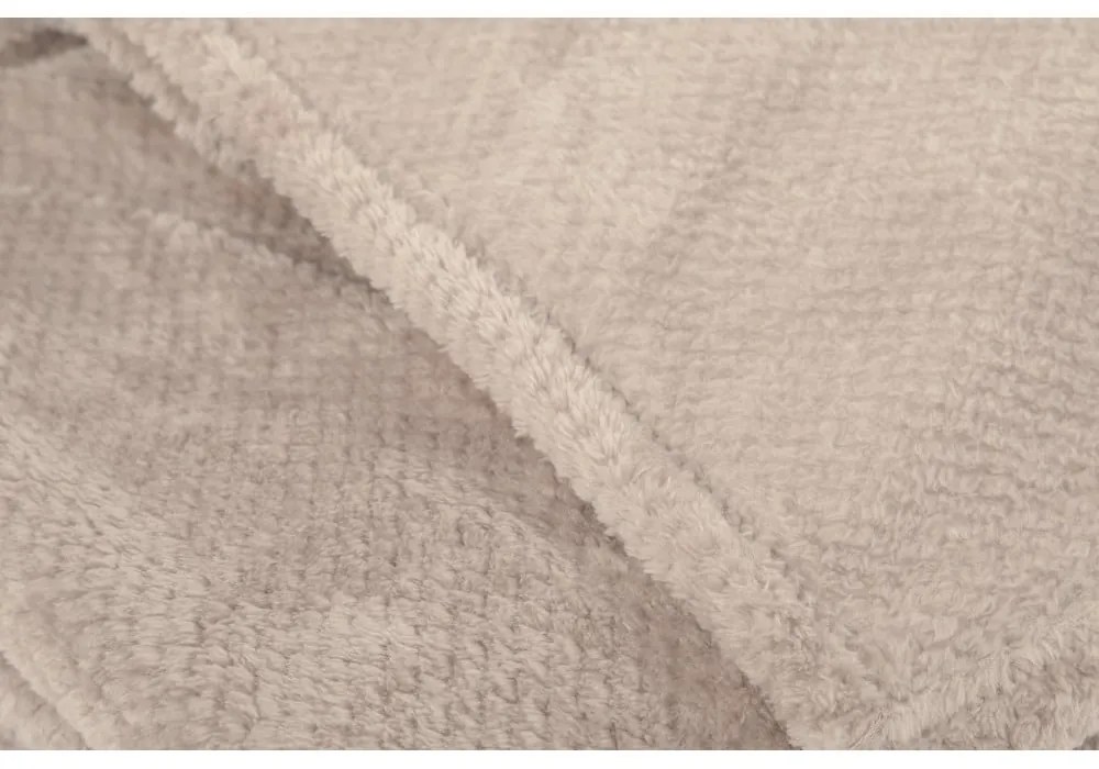 Coperta grigio tortora in micropile 150x200 cm Pippa – Tiseco Home Studio