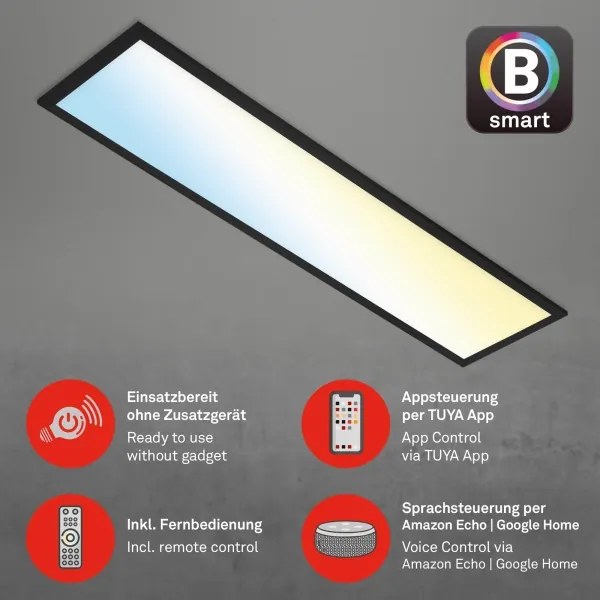 Brilo - Plafoniera LED dimmerabile PIATTO LED/28W/230V Wi-Fi Tuya + +TC