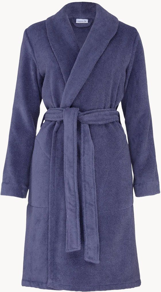 Accappatoio da donna in cotone con collo sciallato Homewear