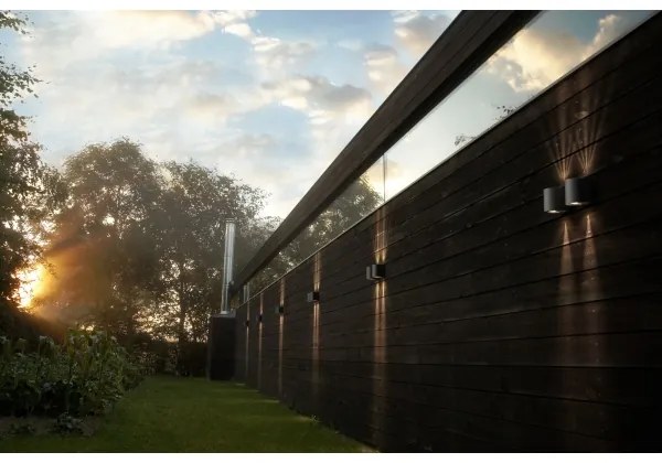 Nordlux - Applique LED da esterno CANTO 2xLED/5,5W/230V IP44 grigio