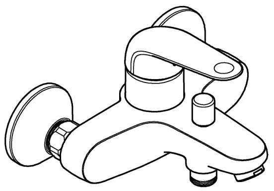 GROHE 24335001 - Miscelatore per vasca DN 15, cromo lucido