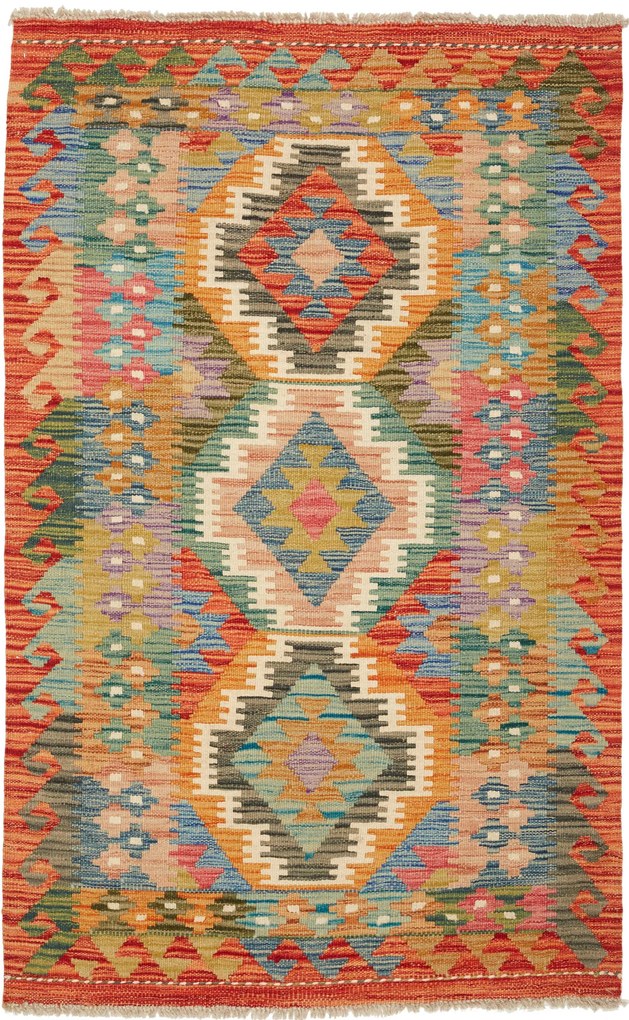 Kilim Tappeto 130 x 80 (Pakistan) Tessuto A Mano