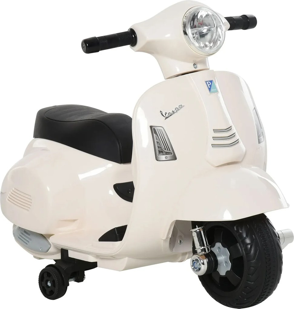 Scooter Elettrico per Bambini Licenza Ufficiale Piaggio Vespa Small 7,2V 2,5Ah Bianco...