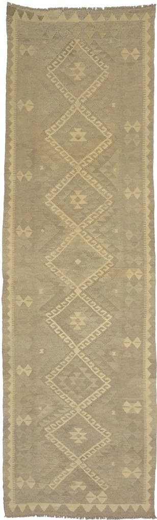 Kilim Tappeto 80 x 290 Beige (Afghanistan) Tessuto A Mano