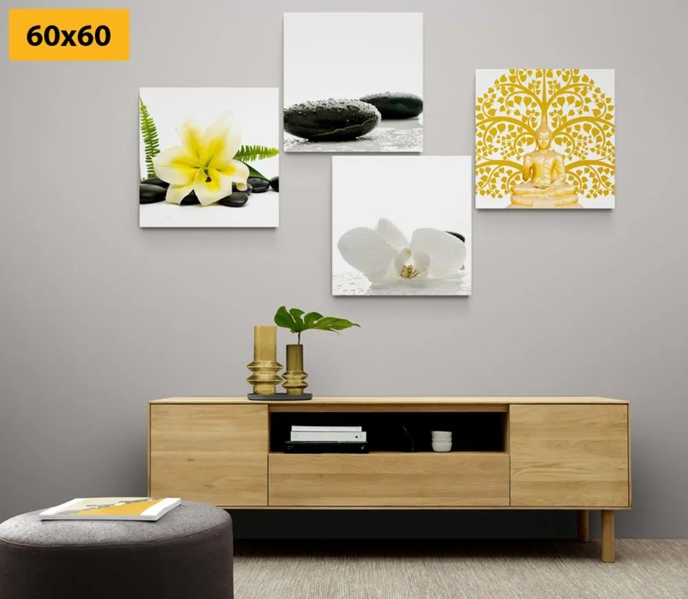 Set di quadri – Natura morta Feng Shui delicata