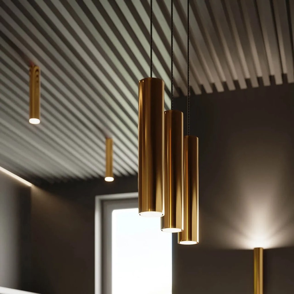 Lampada da parete 2xGU10 Oro in acciaio LAGOS 2