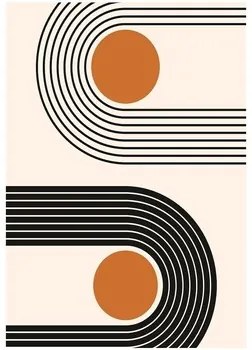 Mani Textile Tappeti Tappeto da salotto SEVENTIES, 160x230 cm, arancione Mani Textile