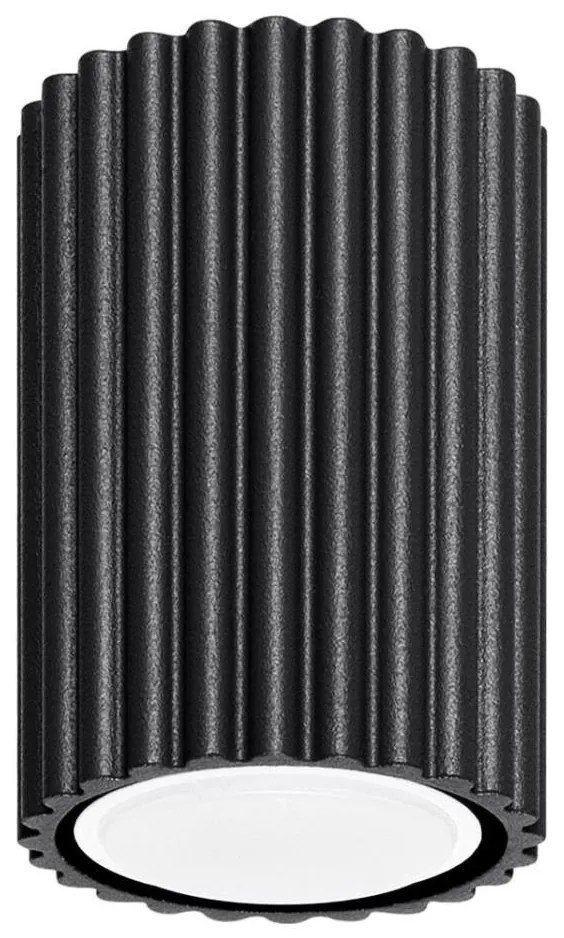 Sollux SL.1568 - Faretto KARBON 1xGU10/10W/230V 10 cm nero