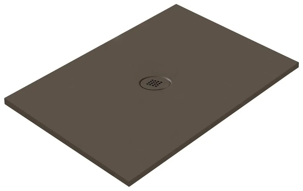 Piatto doccia in ceramica extra slim caffè L 170 x L 70 cm