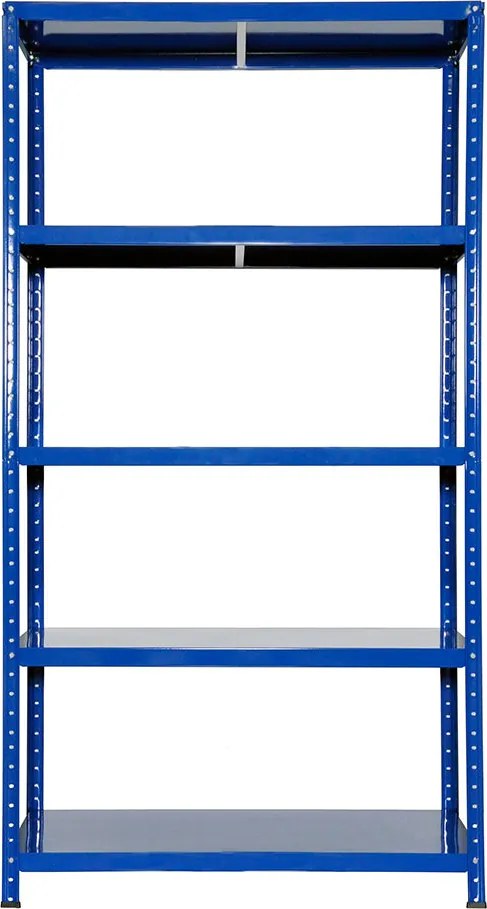 Scaffale in Metallo 5 Ripiani 100x40x187 cm Ettore Blu...