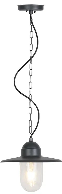 Lampada da esterno a sospensione rustica grigio scuro IP44 - Kansas grafite