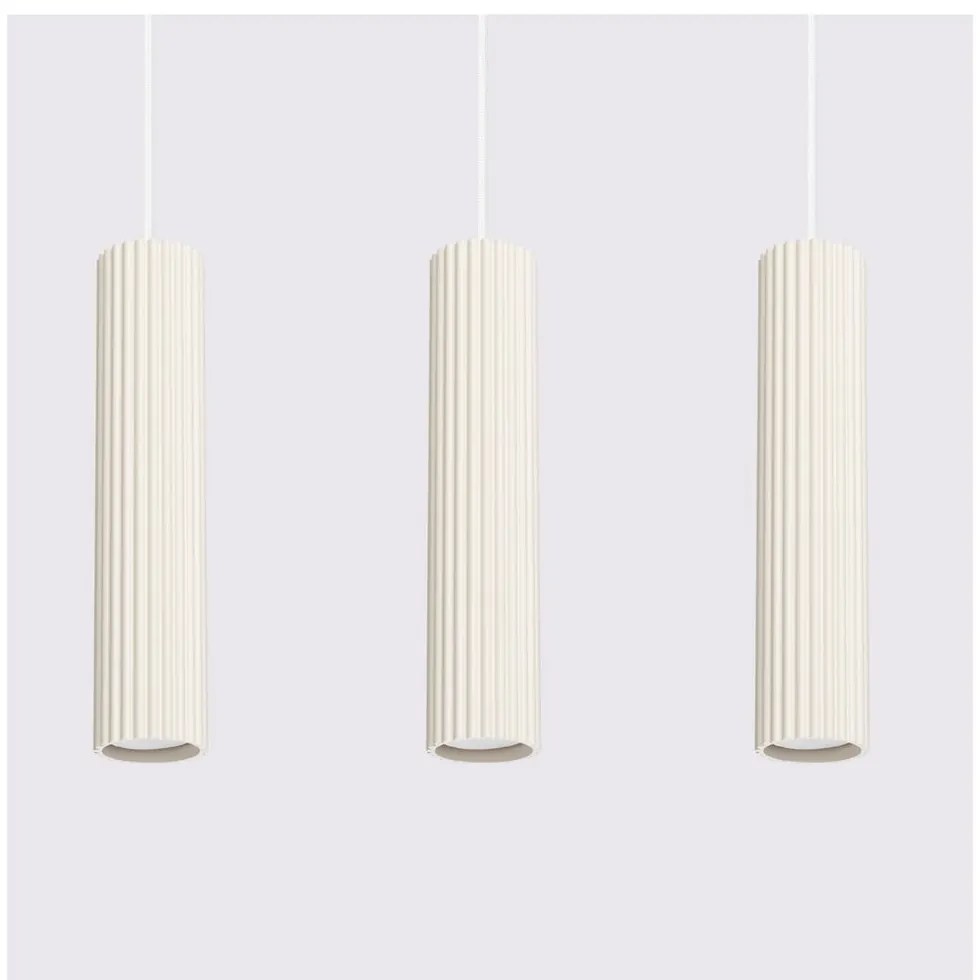 Lampadario color crema Gleam – Sollux