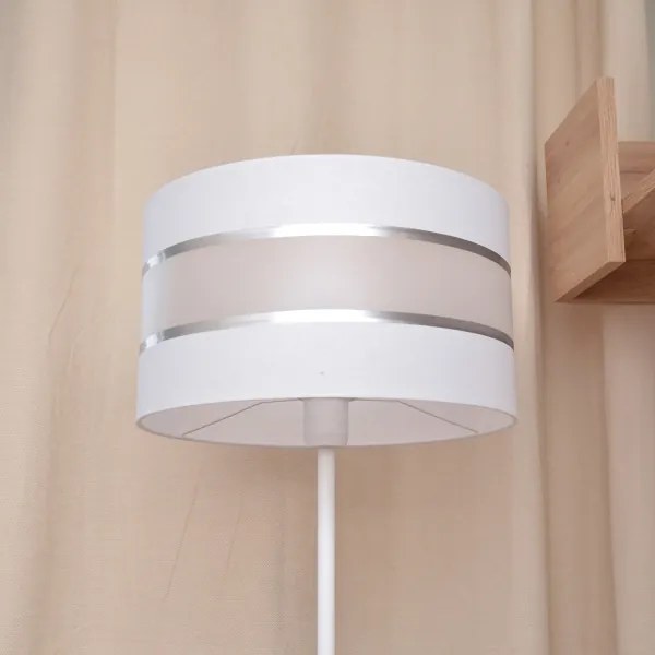 LED Lampada da terra HELEN 1xE27/15W/230V bianca