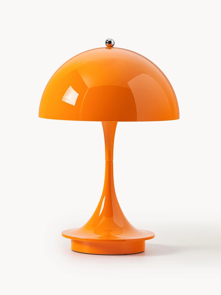 Lampada da tavolo portatile a LED con luce regolabile Panthella, alt. 24 cm, design Verner Panton