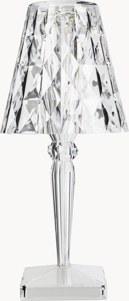 Lampada da tavolo portatile a LED con luce regolabile Big Battery, alt. 37 cm