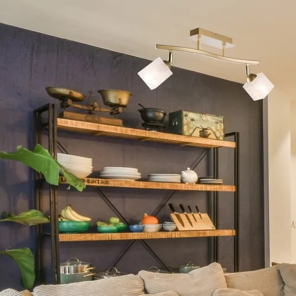 Faretto KLARA 2xE14/40W/230V oro