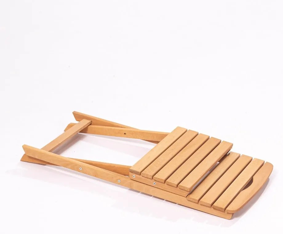 Sedia da giardino in legno in colore naturale - Floriane Garden