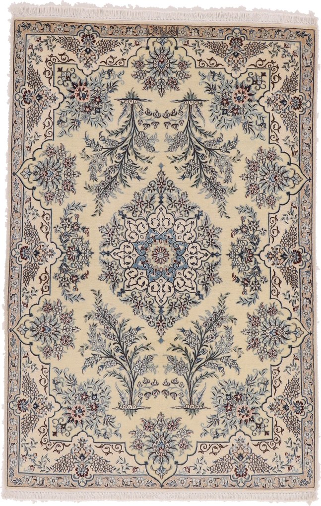 Nain Tappeto 150x100 (Iran) Annodato A Mano