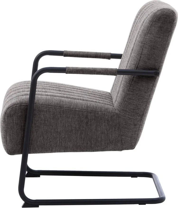 Poltrona in grigio scuro Trout – Unique Furniture