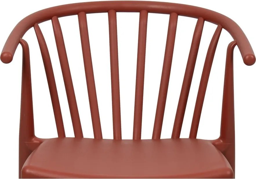 Sedia da esterno marrone in plastica Capri – Bonami Essentials