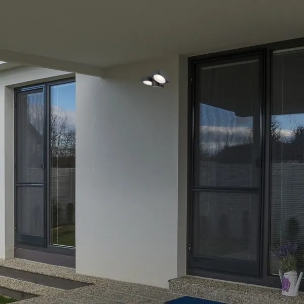 Rabalux 77101 - Applique a LED da esterno TELDE 2xLED/7W/230V IP54 antracite