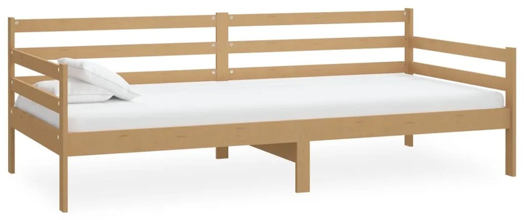 Dormeuse Marrone Miele in Legno Massello di Pino 90x200 cm