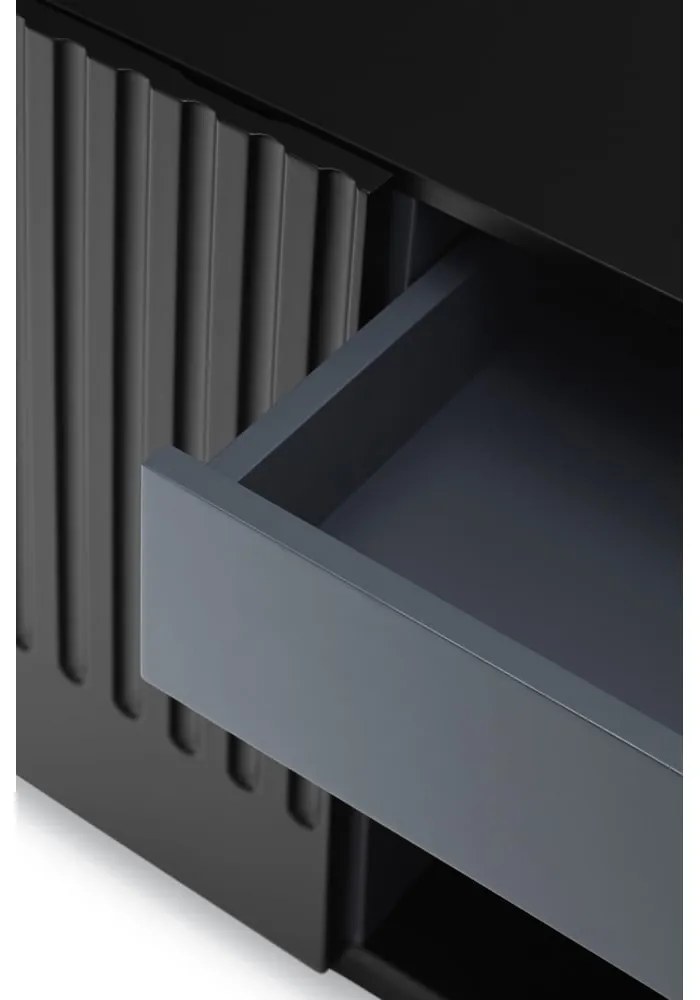 Cassettiera nera , larghezza 150 cm Doric - Teulat