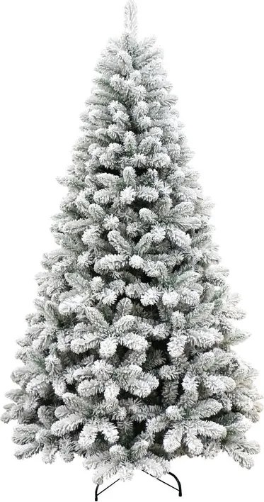 Albero di Natale artificiale innevato Ganna H 210 cm x ø 122 cm