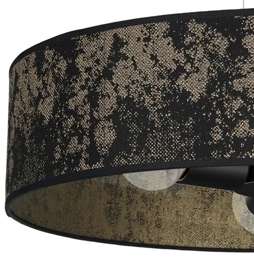 Lampadario su filo SATINO 3xE27/60W/230V oro