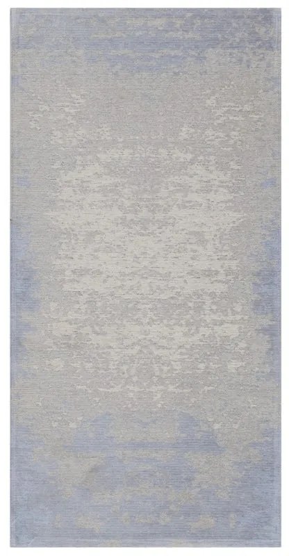 Tappeto New Argentella 6 orientale in cotone beige e grigio, L 150 x L 80 cm