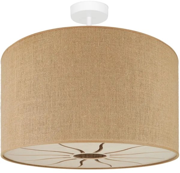 Brilagi - Lampadario a plafone COUNTRY ROLLER 1xE27/15W/230V diametro 45 cm beige