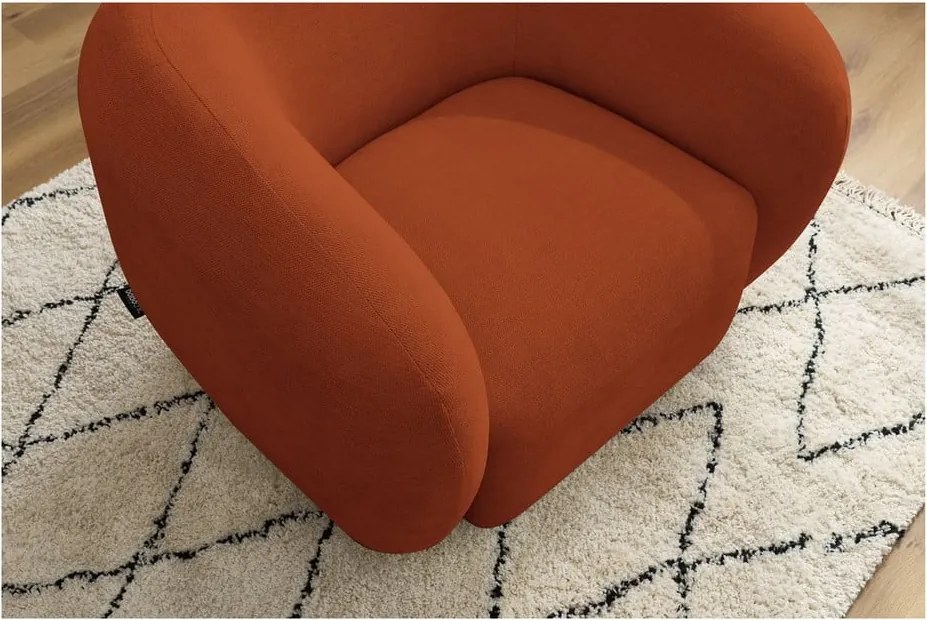 Poltrona arancione Celine – Bobochic Paris