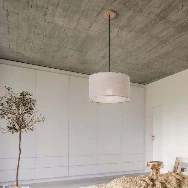 Lampadario a cavo ANTONIO 1xE27/60W/230V rovere