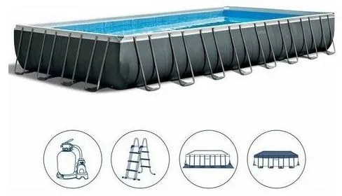 Intex - Piscina Ultra Frame 975x488x132 h