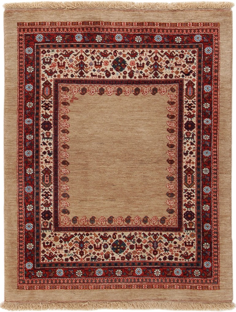 Gashghai Tappeto 140 x 100 (Iran) Annodato A Mano
