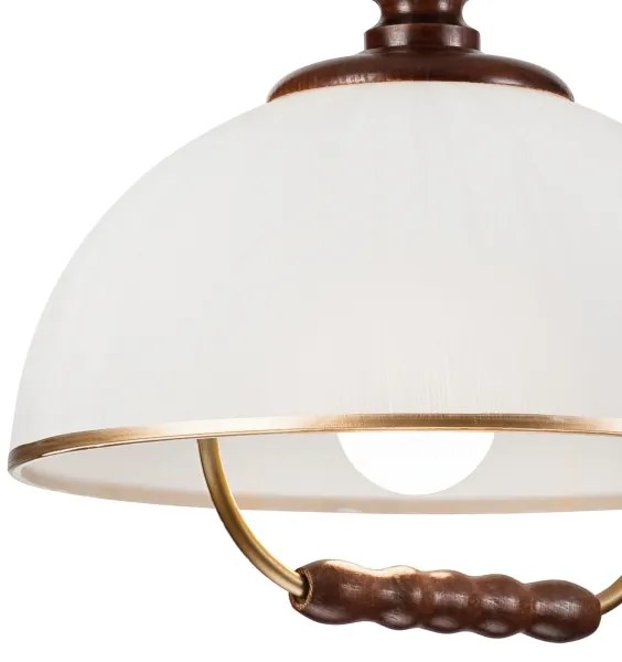 Lampadario sali scendi RAMONA 1xE27/60W/230V beige/marrone scuro