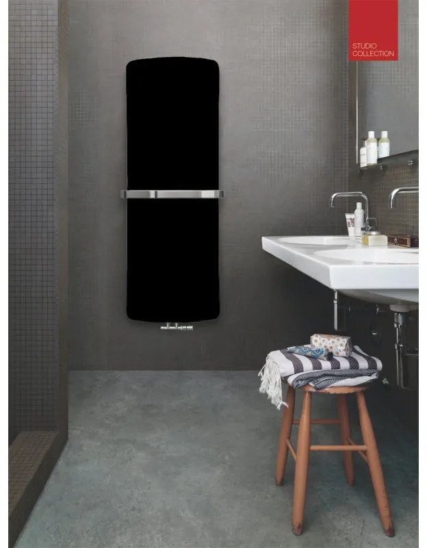 Termoarredo elettrico a fluido Folio Belt 500 W nero L 43.5 x H 147.6 x P 1.6 cm