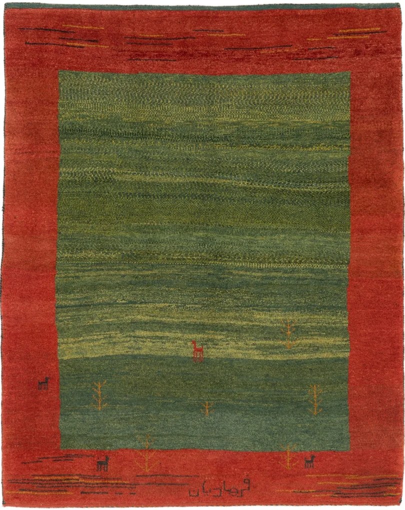 Gabbeh Tappeto persiano 190 x 150 (Iran) Annodato A Mano