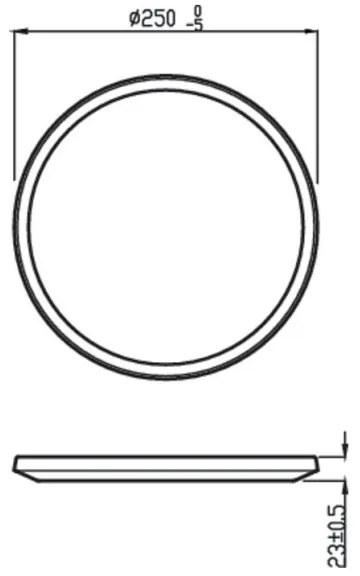 Philips - Lampada LED dimmerabile da esterno SUPERSLIM LED/15W/230V IP54 nero