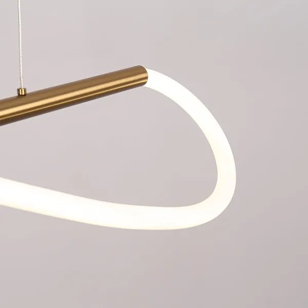 Lampadario sospeso su cavo LED MELECA LED/24W/230V 3000/4000/6000K 100 cm dorato