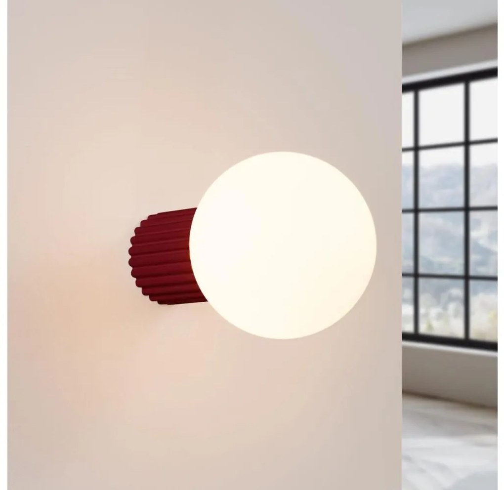 Sollux SL.1747 - Applique da bagno HALO 1xG9/8W/230V IP44 rosso