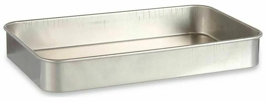 Pentola per arrosto Argentato Alluminio 28,5 x 6,5 x 46 cm (12 Unità)