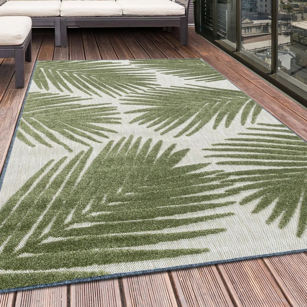 Passatoia verde per esterni 80x250 cm Bahama - Ayyildiz Carpets