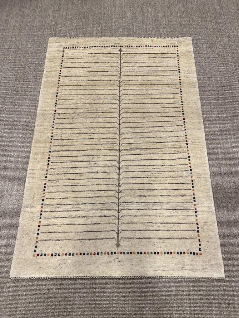 Gashguli Tappeto 140 x 210 Beige (Iran) Annodato A Mano