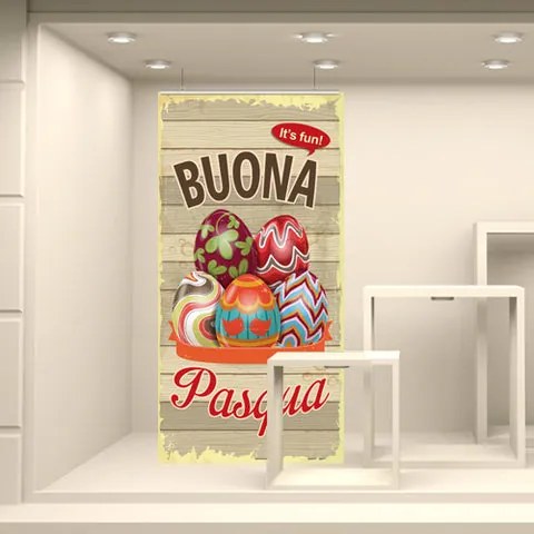 Fondale Uova decorate