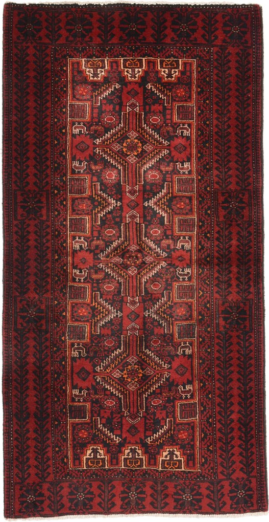 Beluch Tappeto 90x170 (Iran) Annodato A Mano